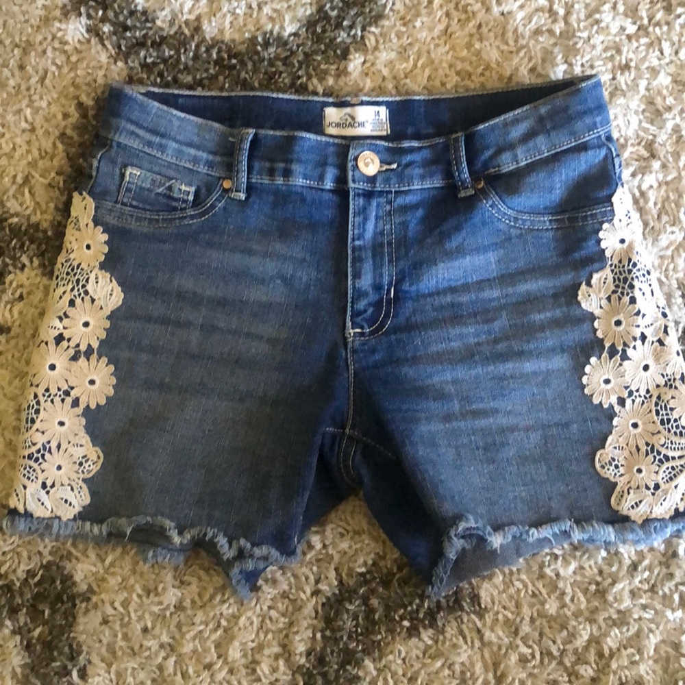 Girls jean shorts